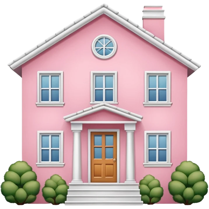 Imóveis rosa emoji