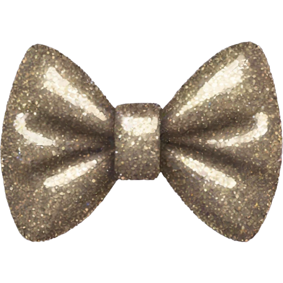 Glitter bow emoji