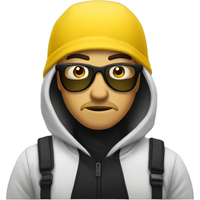 yellow bank Robber emoji  emoji