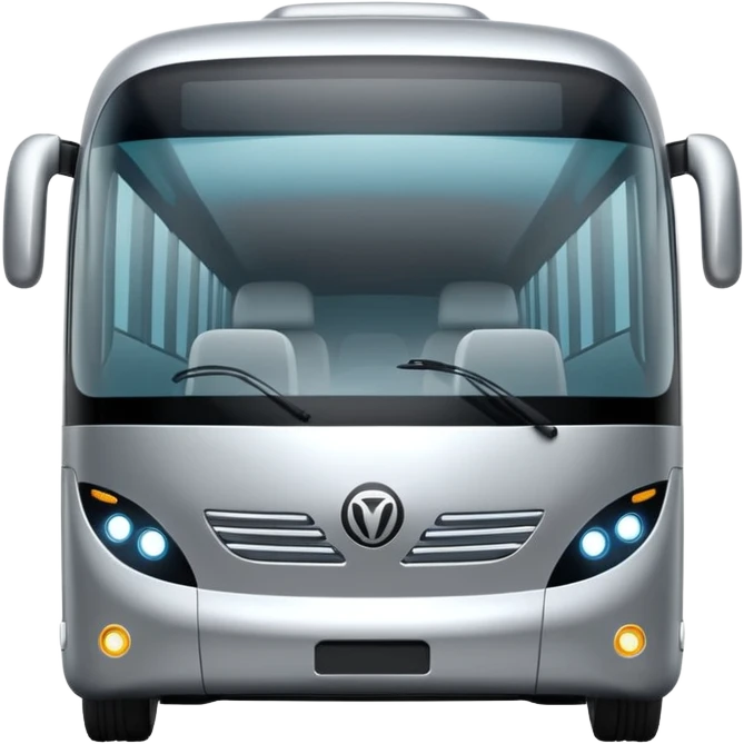luxury future self driving bus emoji