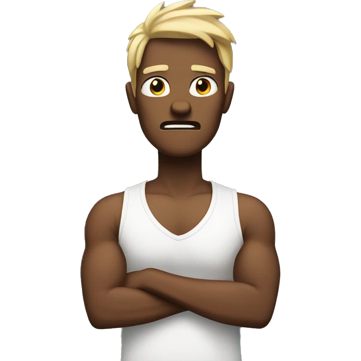 White person Angry hands on hips  emoji