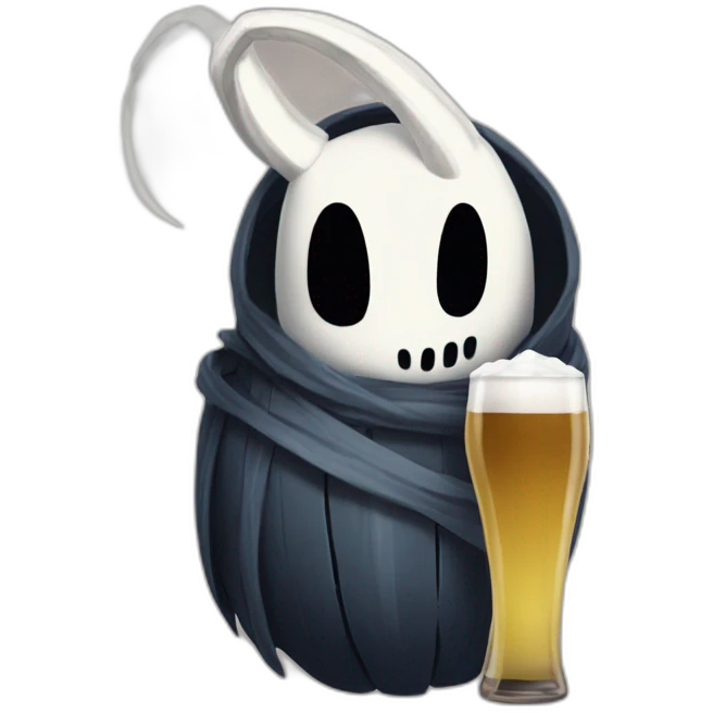 Hollow knight bois une bière emoji
