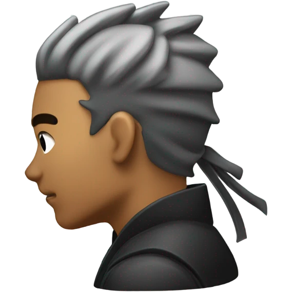Ninja getting a low taper fade emoji
