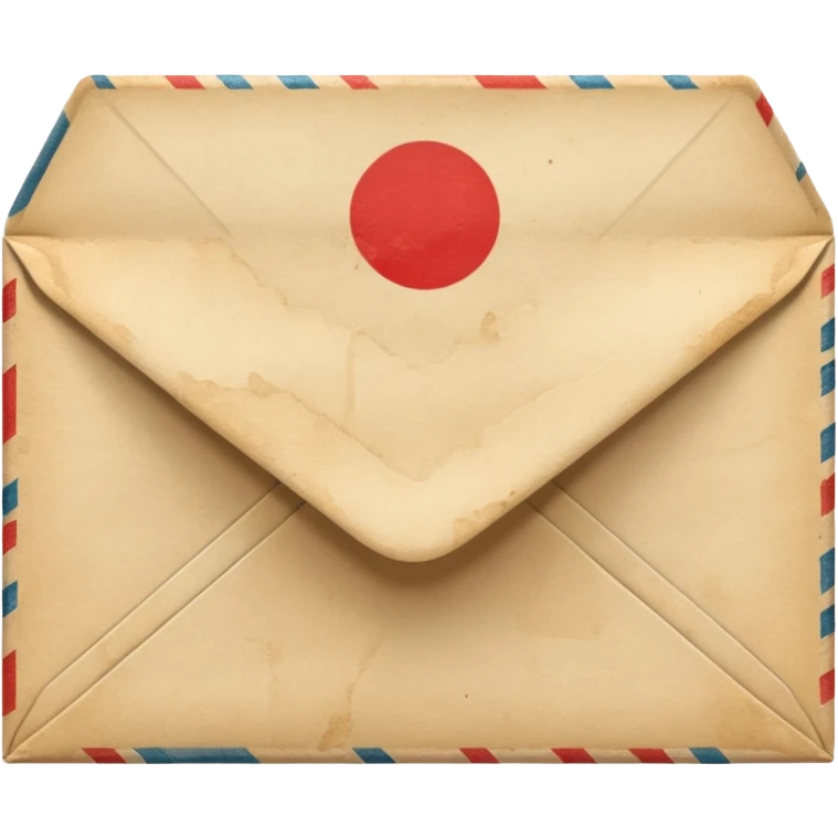 An ancient Japanese envelope emoji