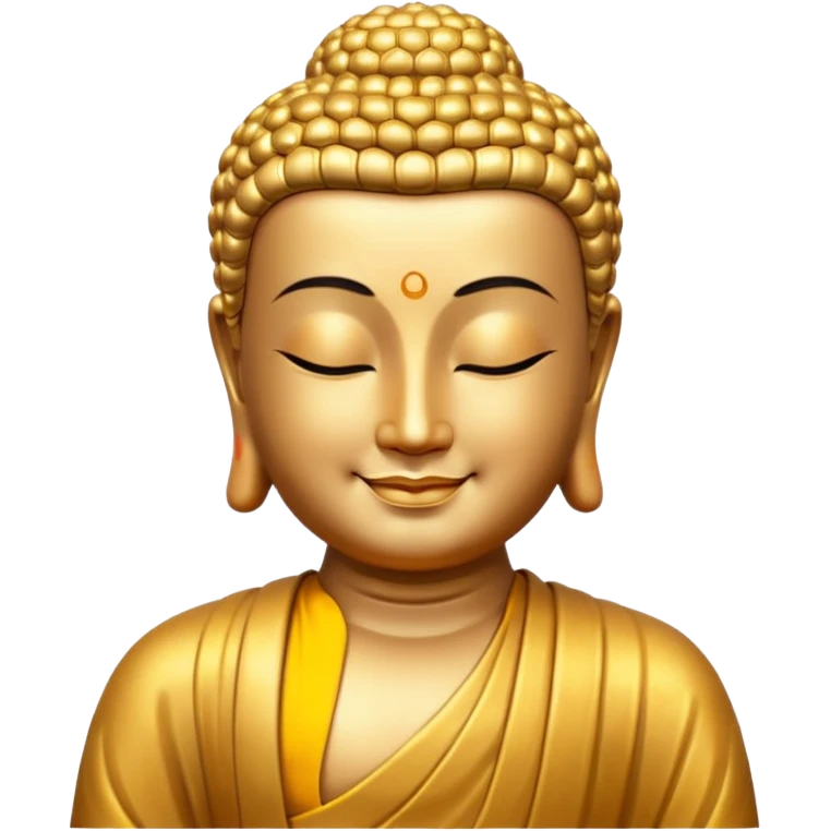 Buddha's smile emoji