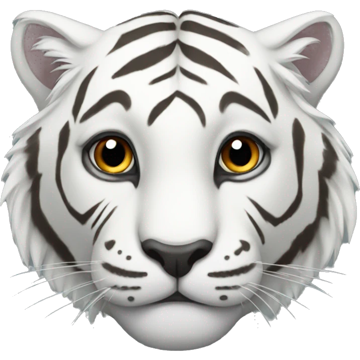 white tiger emoji