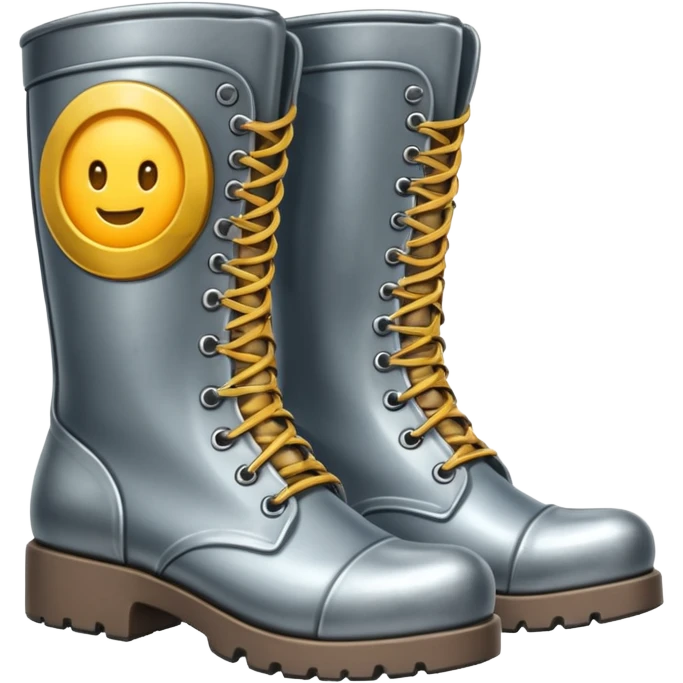 simple steel boots emoji