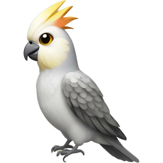 Cockatiel bird emoji