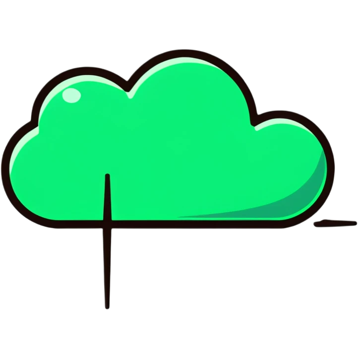 sticker style checkmark with a cloud or blur effect symbolizing undefined emoji