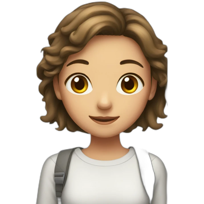 a girl and a door emoji