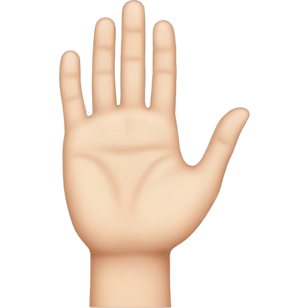 Hand with manucure emoji
