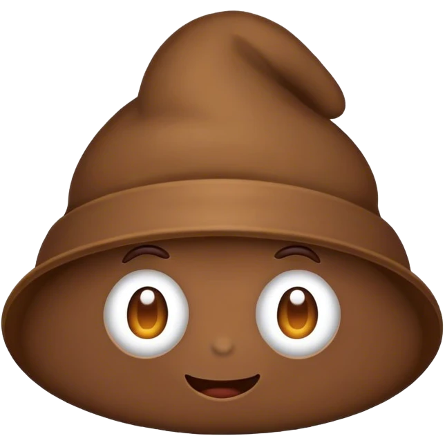 Poop hat emoji