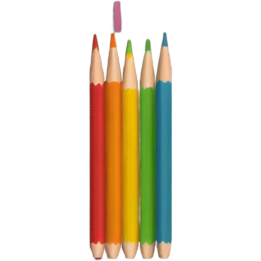 Colored pencils  emoji