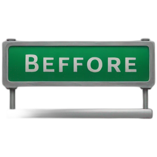 sign spelling "before" emoji