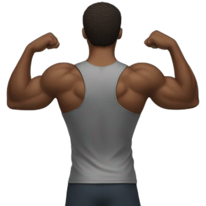 men strong back emoji