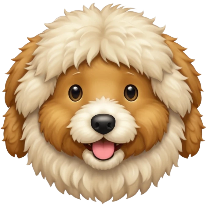 Golden doodle emoji