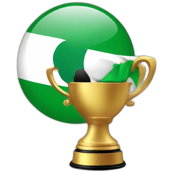 African Cup and Algeria flag emoji