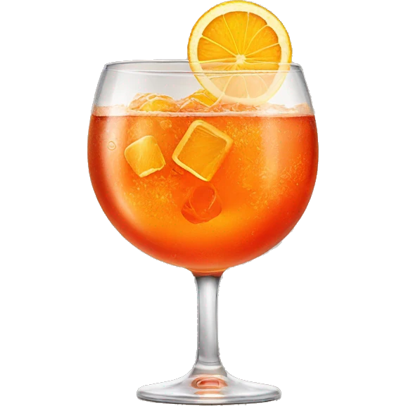 an aperol spriz emoji