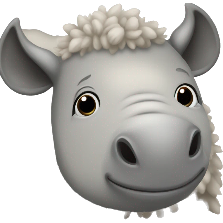 Wooly Rhinoceros emoji