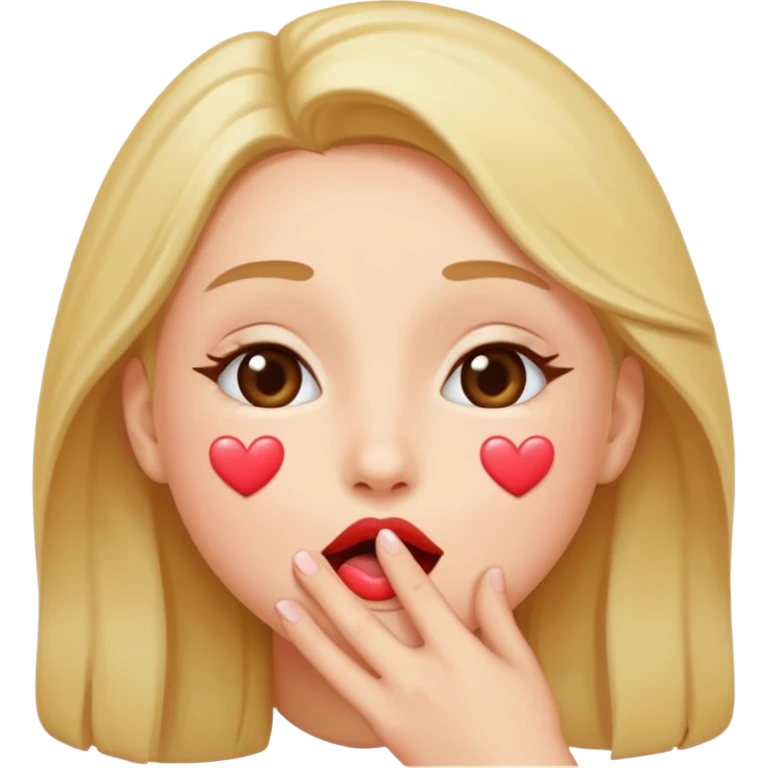 Catching kisses  emoji