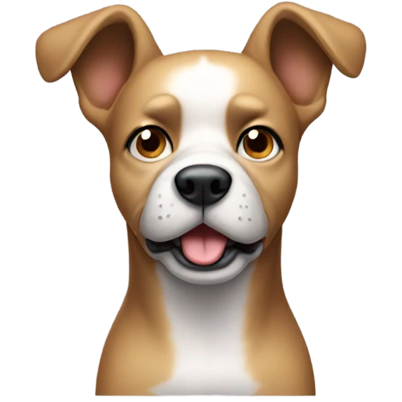 Dog saying idc  emoji