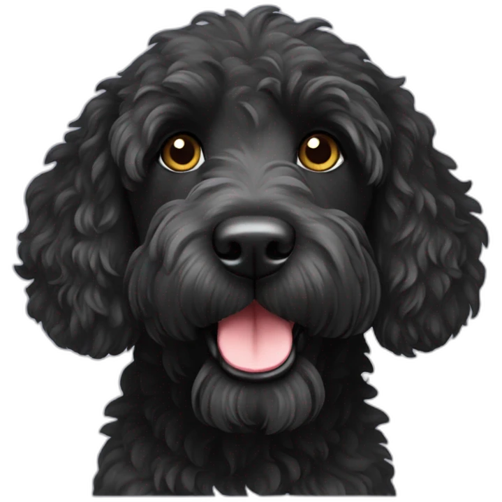 black labradoodle emoji
