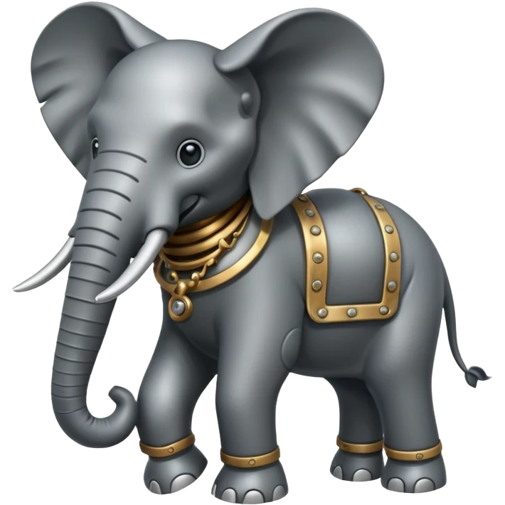 Steam Elephant full body  emoji