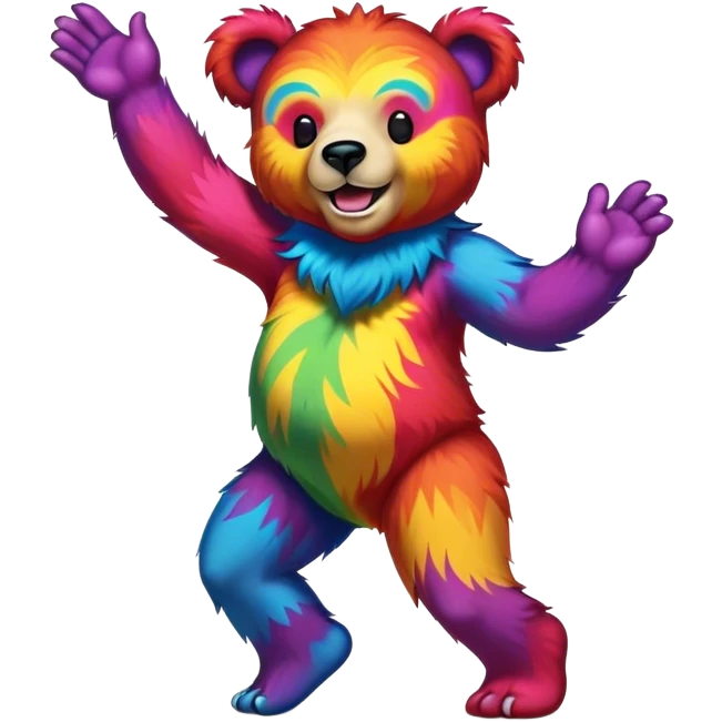 Grateful Dead dancing Bear emoji