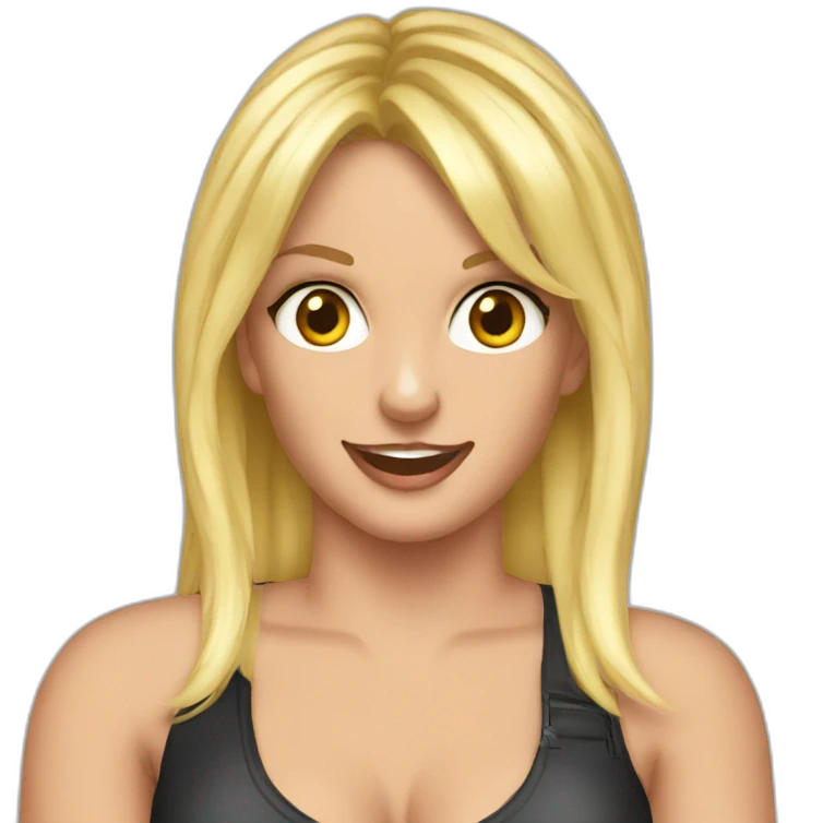 Britney Spears oops emoji