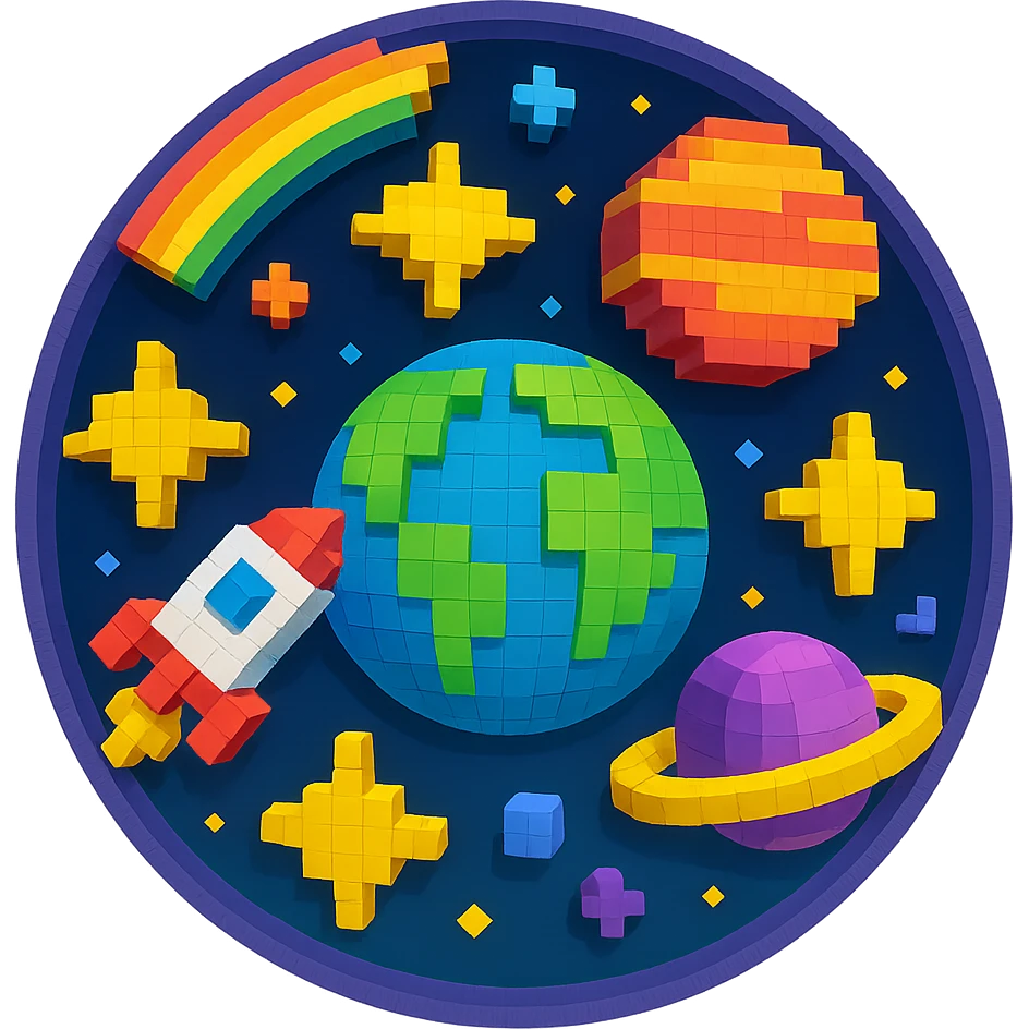 космос в fisheye линзе, no background emoji