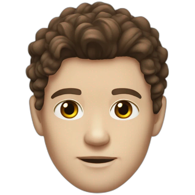 Klaus mikaelson brown hair realistic detailed emoji