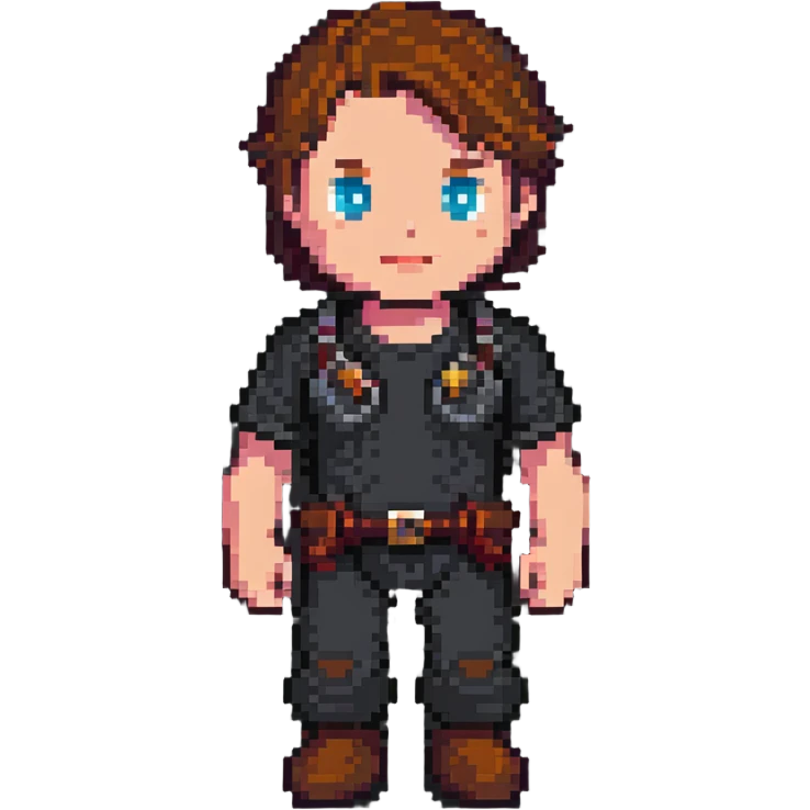 TeamMatthewRyan in pixel art style, retro video game look emoji