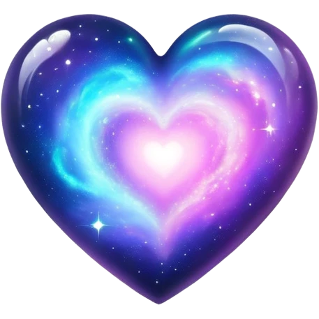 Galaxy heart  emoji