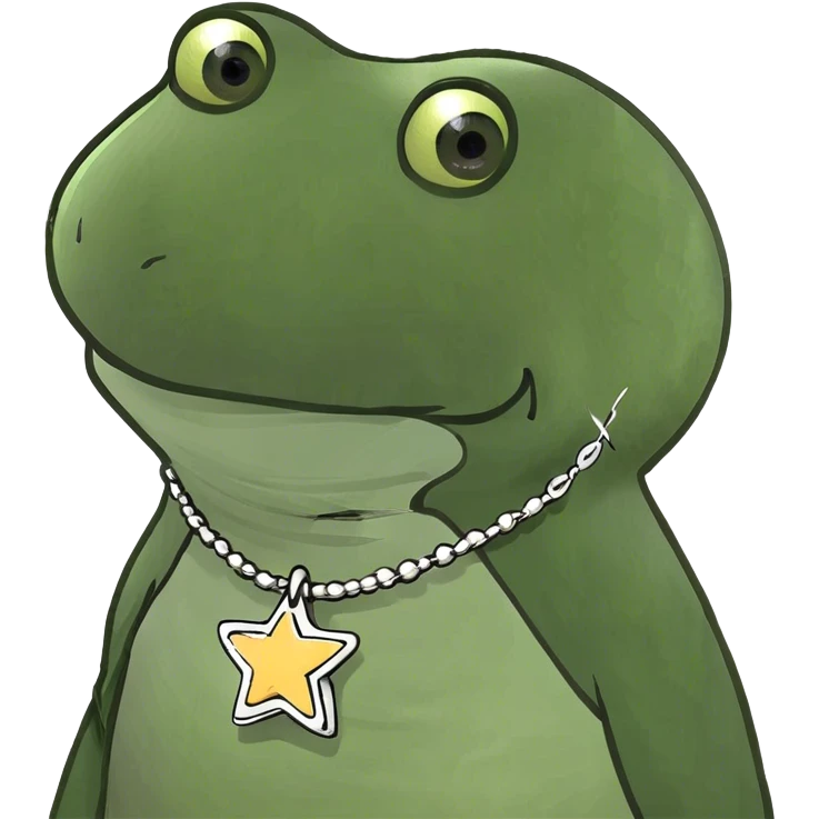 A tear drop with a star in the middle  emoji