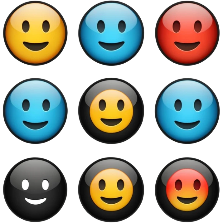 Play buttons black emoji