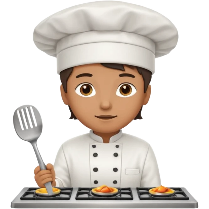 chef with stove emoji