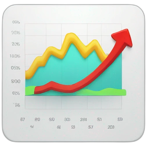 Sales chart 4k emoji