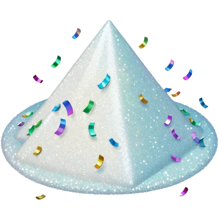 glitter white market emoji