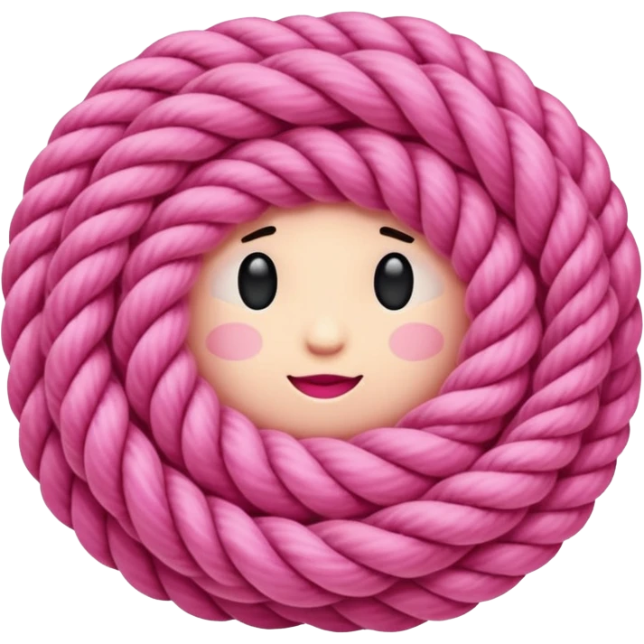 pink yarn emoji