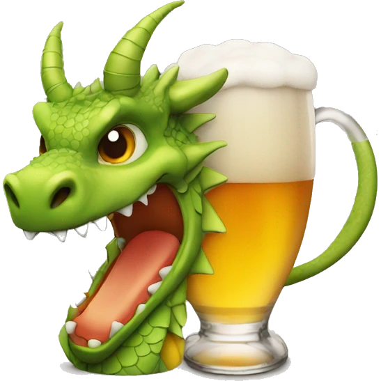 Dragon bière  emoji