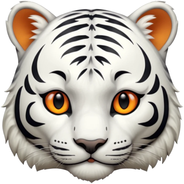 Tigre blanc emoji