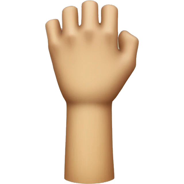 wood arm emoji
