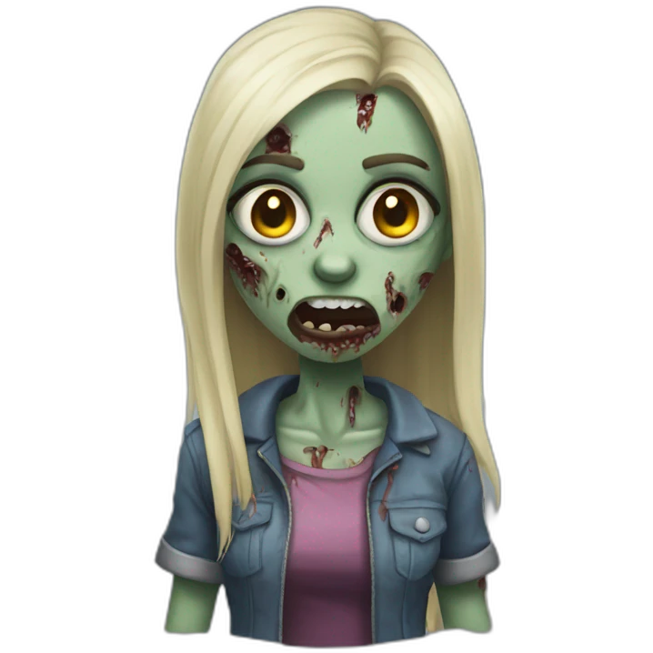 zombie girl emoji