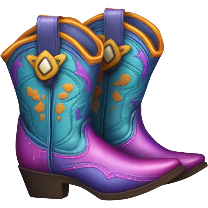 Cowboy boots emoji