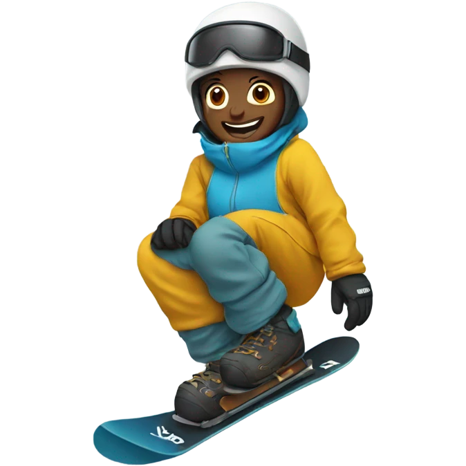 Snowboarding emoji