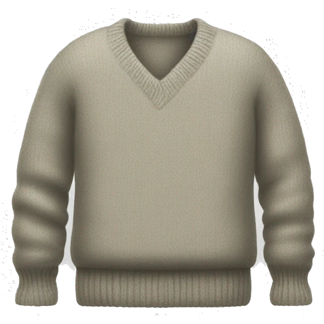 Cashmere sweater emoji