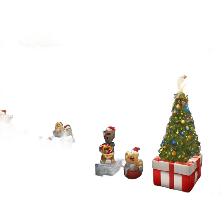very large mansion decorated with fancy Christmas lights and lots of Fancy christmas decorations emoji