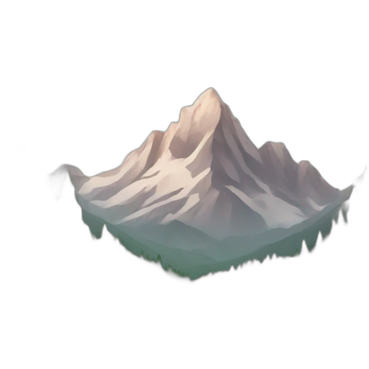 mountain lake emoji