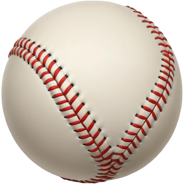 curveball, white baseball emoji