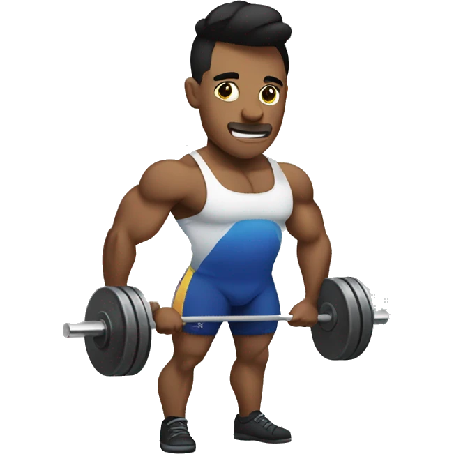 weightlifter with sidecut emoji